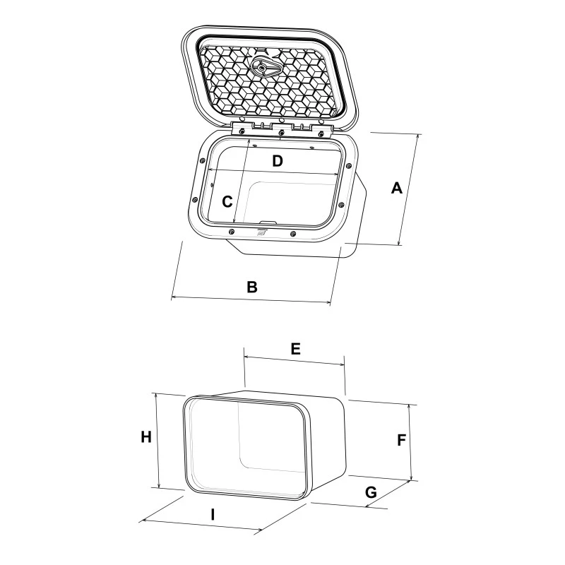 PLASTIMO Coffre De Rangement Gris – Image 3