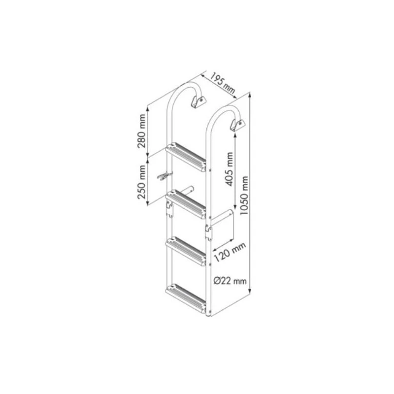 PLASTIMO Echelle Marches étroites – Image 2