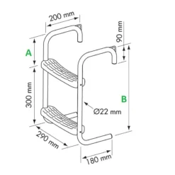 PLASTIMO Echelle Pour Ponton
