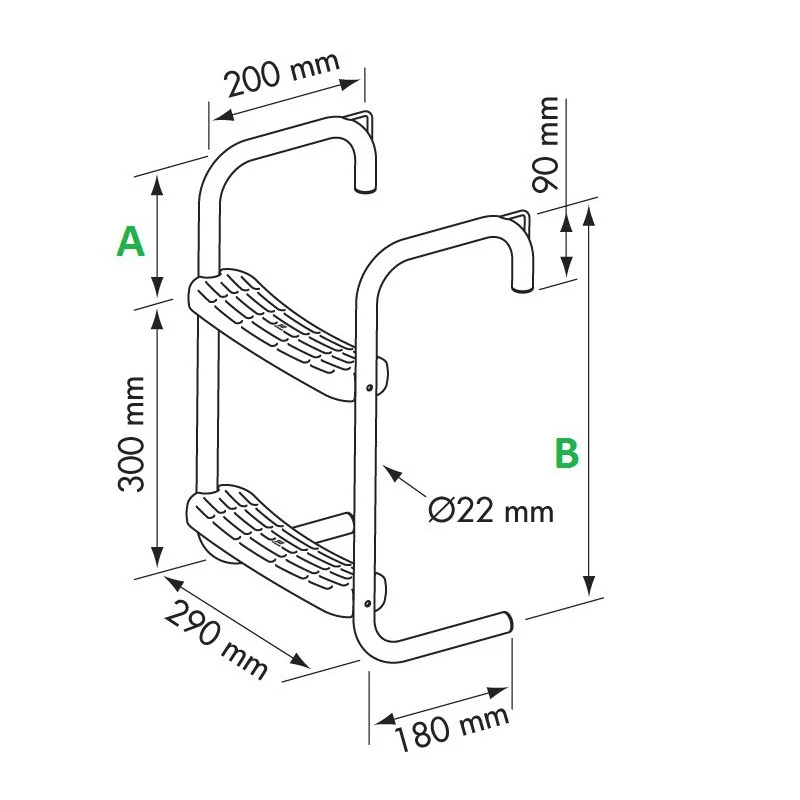 PLASTIMO Echelle Pour Ponton
