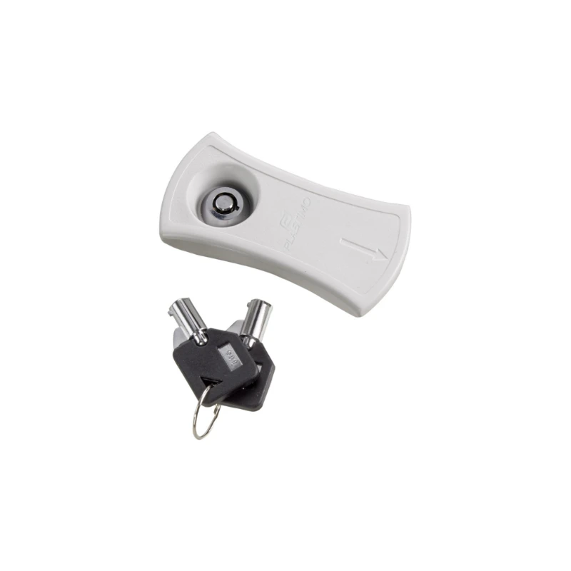 PLASTIMO Kit Serrure Trappe Blanche – Image 2