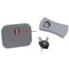 PLASTIMO Kit Serrure Trappe Grise