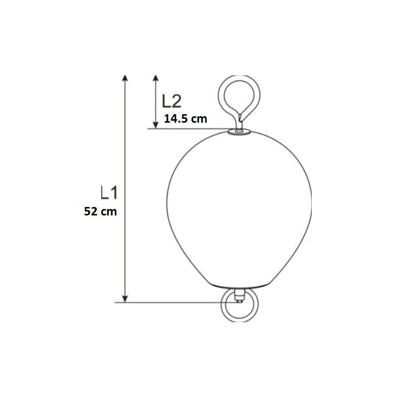 POLYFORM AS Bouée Mouillage Moussée à Tige | ø 280 Mm – Image 4