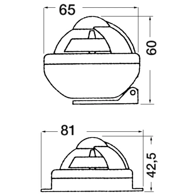 RIVIERA Compas Comet 2'' Sur étrier – Image 3