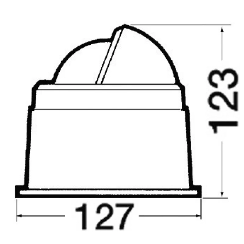 RIVIERA Compas Zennit 3'' Sur Fût - Rose Conique – Image 3