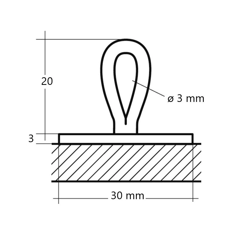 ROPEYE XXS Pad-eye à Coller – Image 2