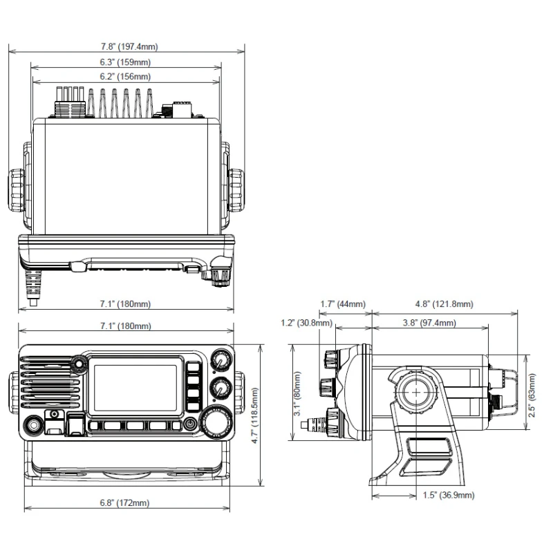 STANDARD HORIZON GX2400G AIS – Image 3