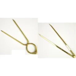 TOPOPLASTIC Compas Pointes Sèches Laiton