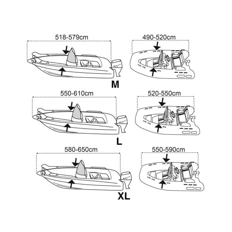 TREM Housse De Bateau 4,25 à 7,10 M – Image 4