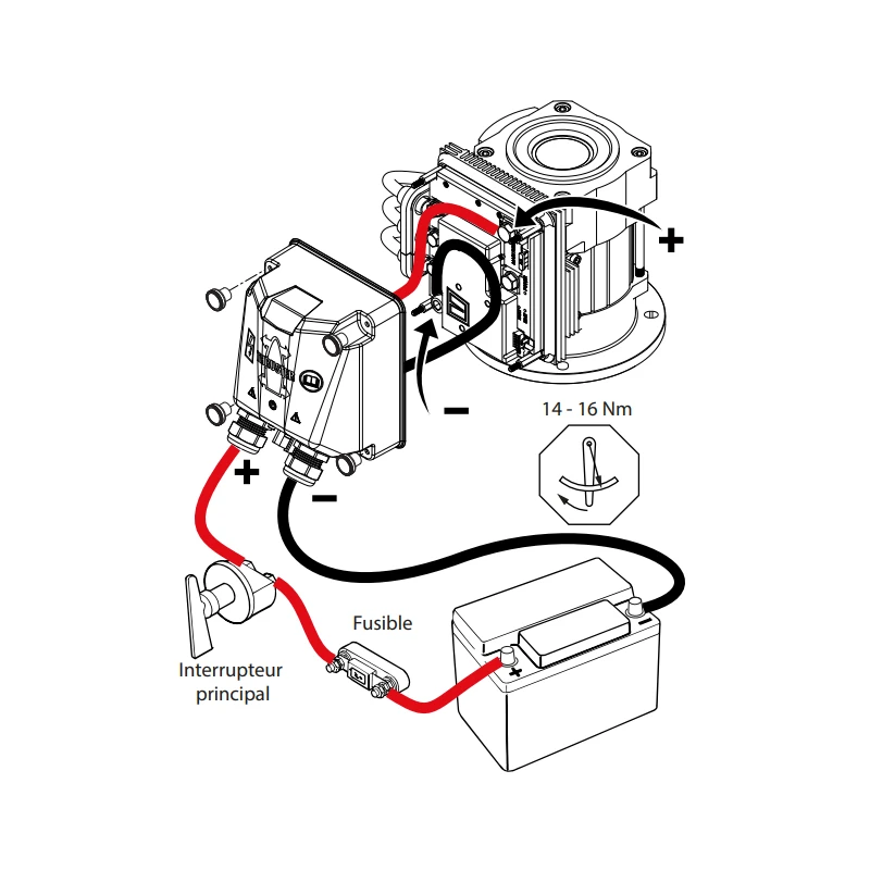 VETUS Kit Propulseur D'étrave Pro DC/DC Bateau 8-12m – Image 5