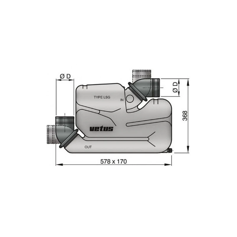 VETUS Waterlock LSG 40 à 121 CV – Image 2