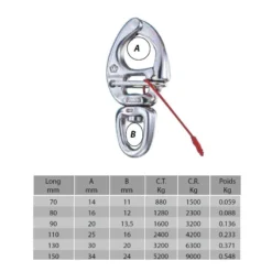WICHARD Mousqueton Ă Ouverture Sous Charge HR
